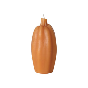 Unscented Pumpkin Shaped Candle