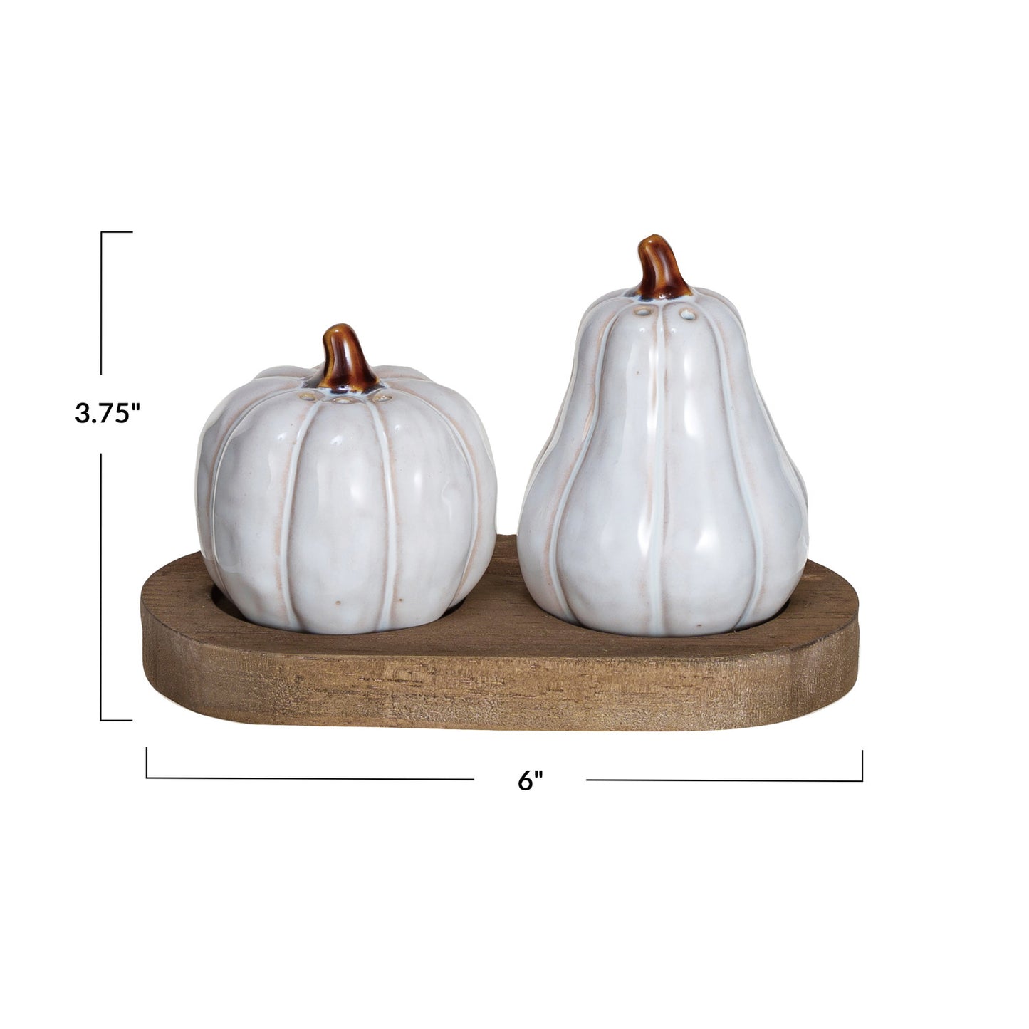 Stoneware Salt and Pepper Shakers