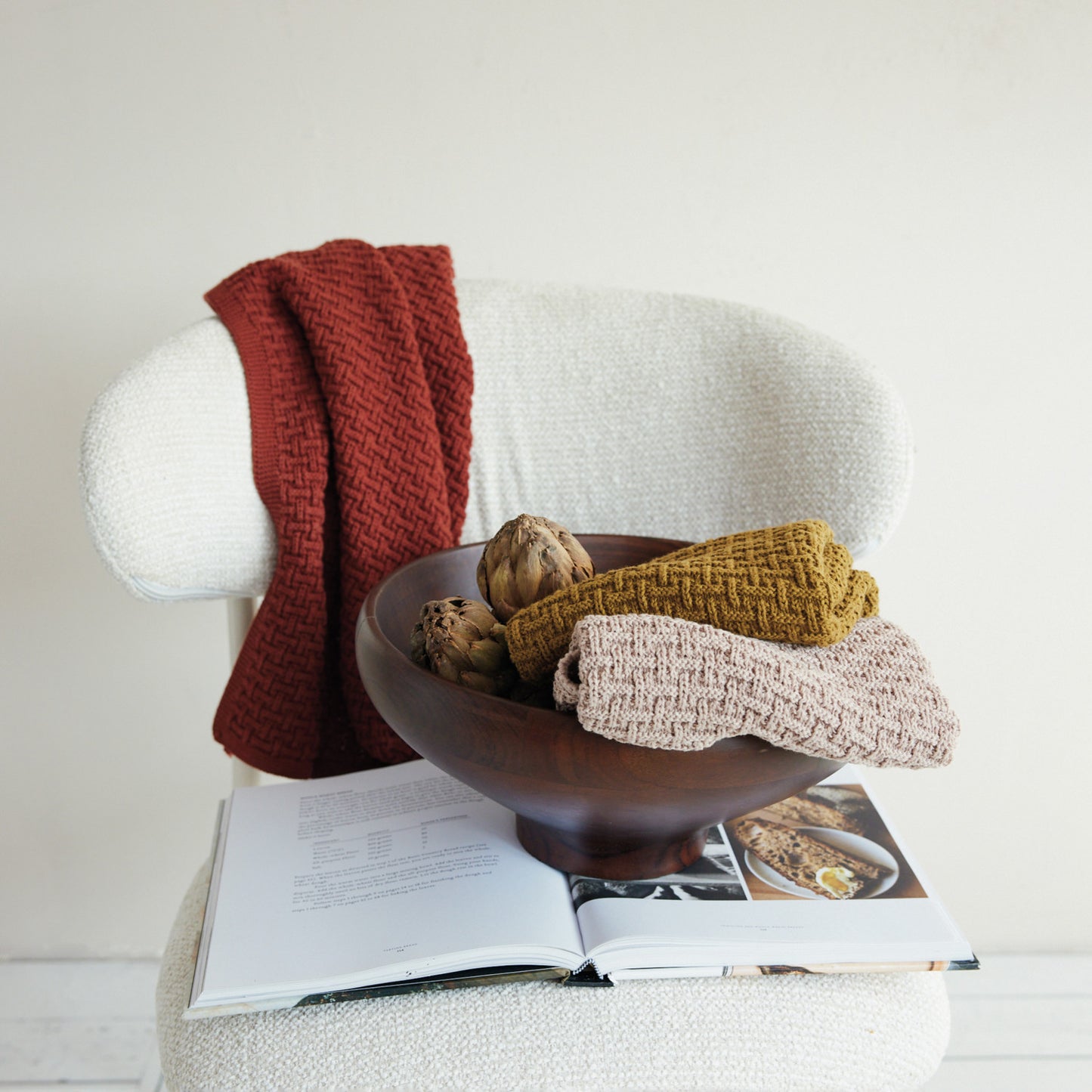 Cotton Knit Tea Towel