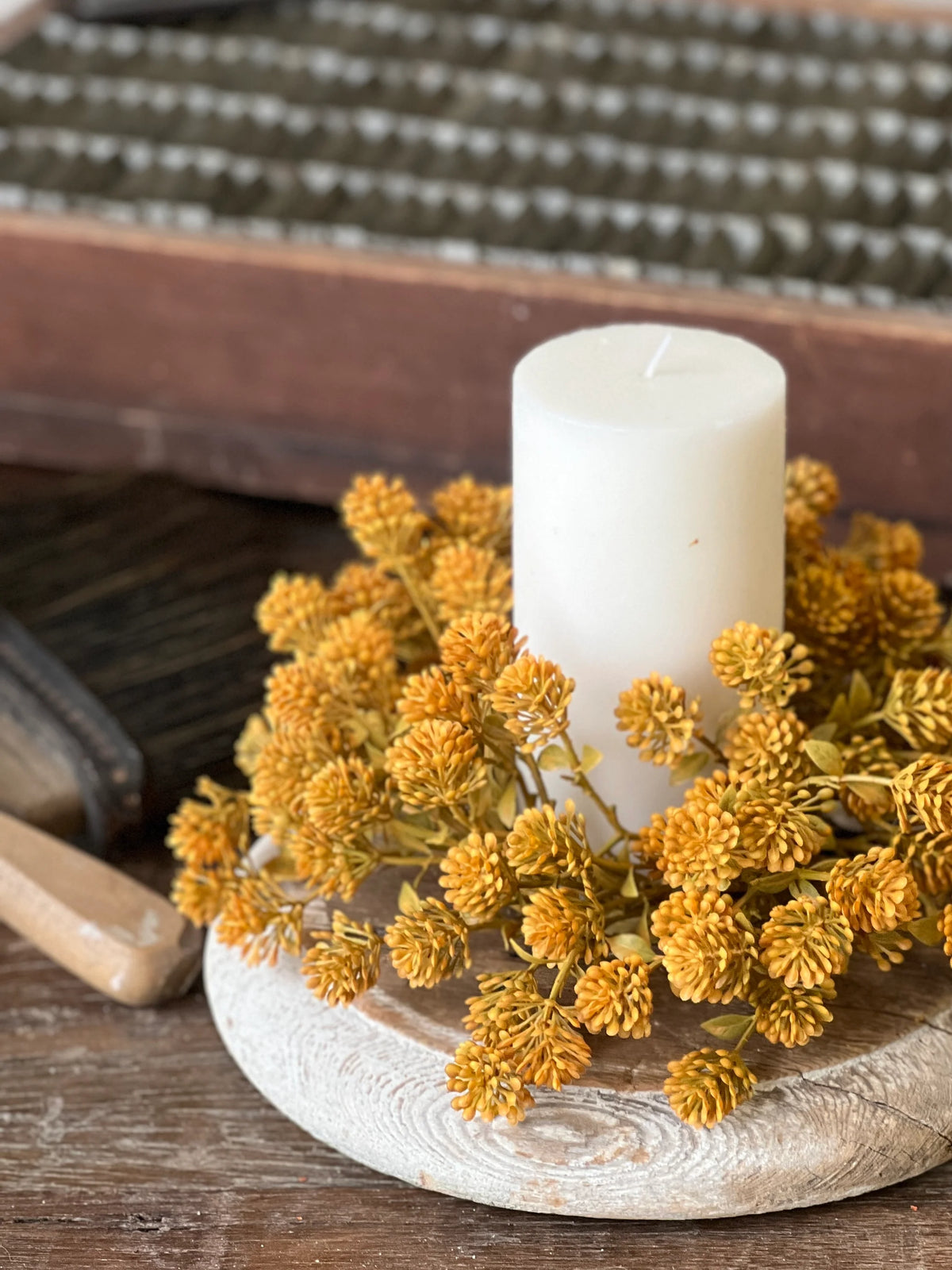 Russet Cone Candle Ring