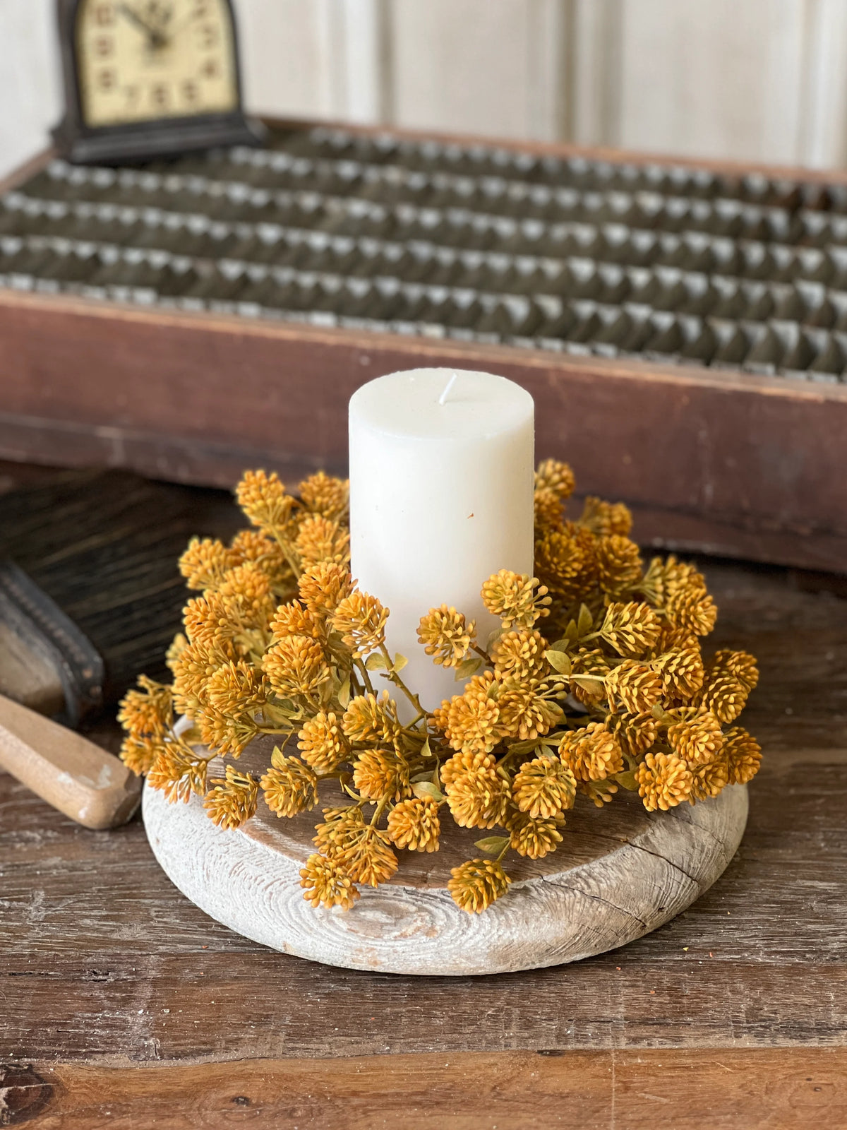 Russet Cone Candle Ring
