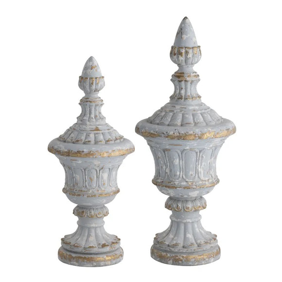 Avignon Old World Carved Finials