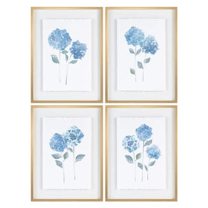 Lynnswood Frame Blue Flower Art