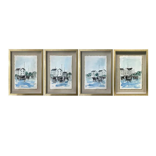 Cambridge Coastal Shadow Box Prints