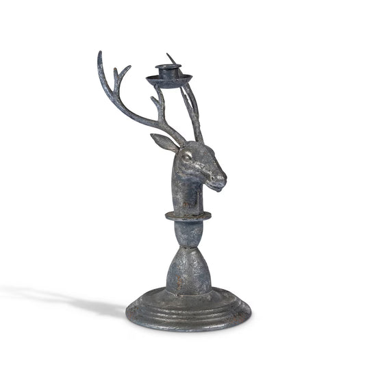 Rustic Deer Candle Holder