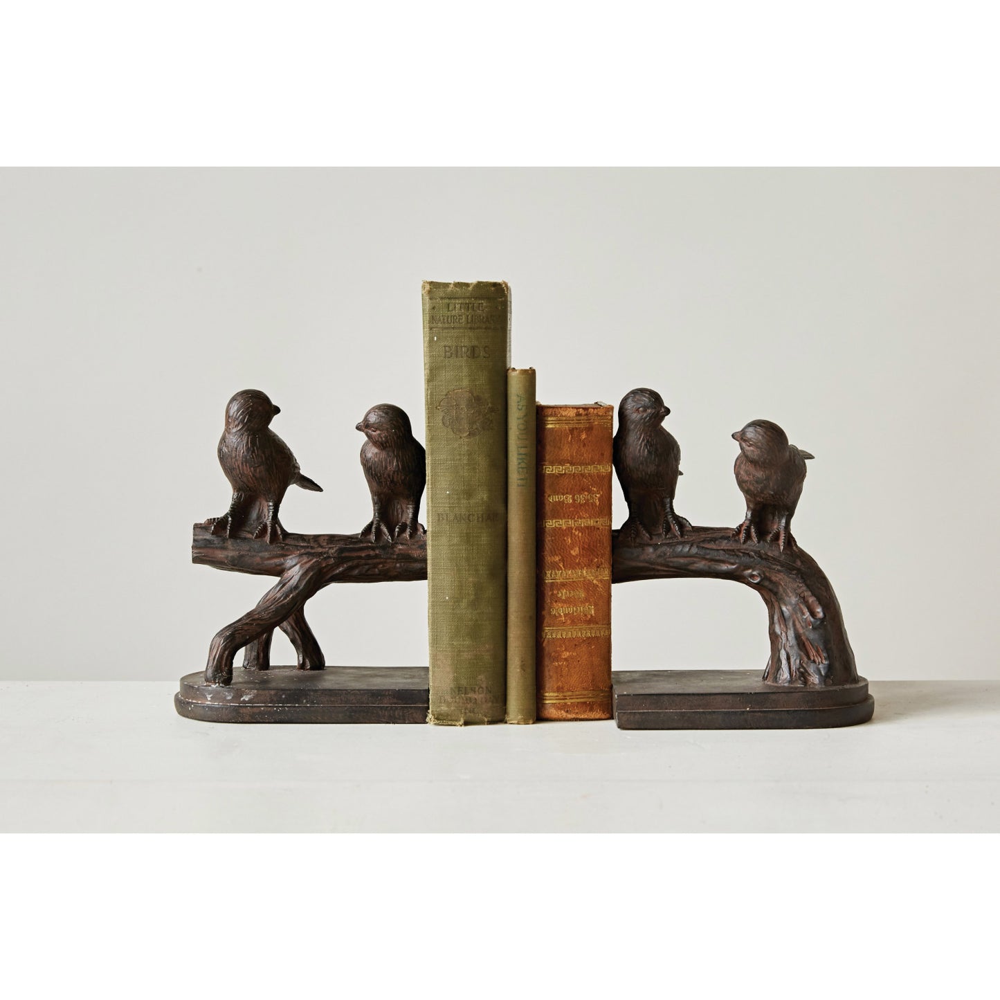 Bird on Branch Bookends