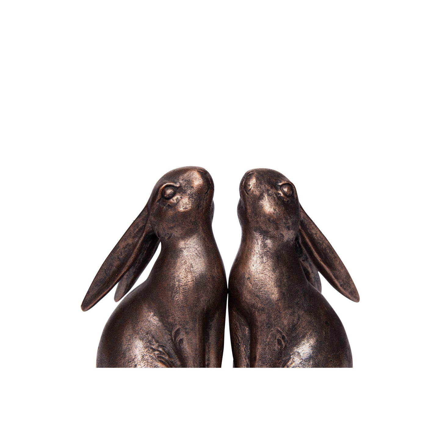 Resin Bunny Bookends, Set of Two