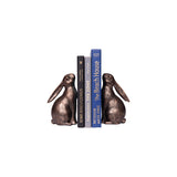 Resin Bunny Bookends, Set of Two