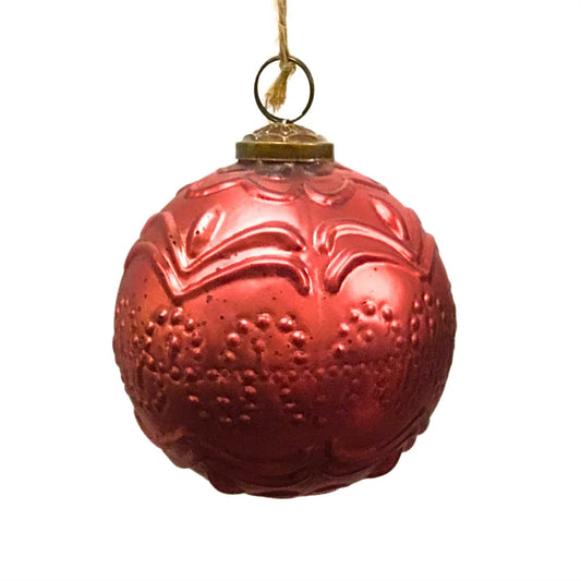 Mercury Glass Orn 4" Asst. of 2