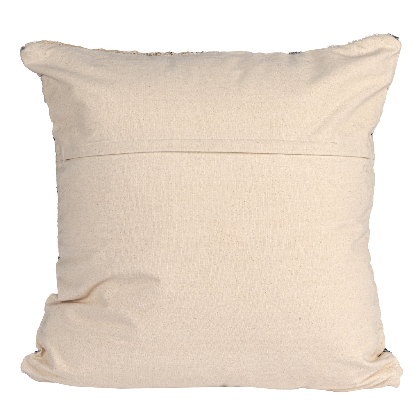 Recycled Cotton and Canvas Chindi Pillow