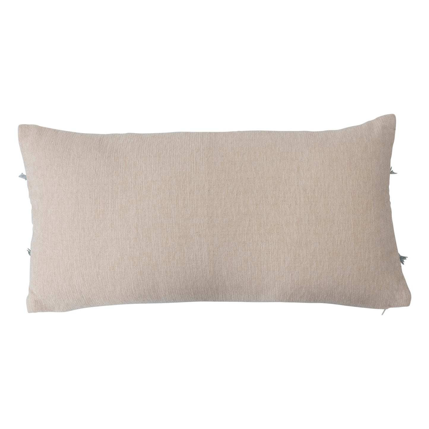 Cotton Applique Lumbar Pillow