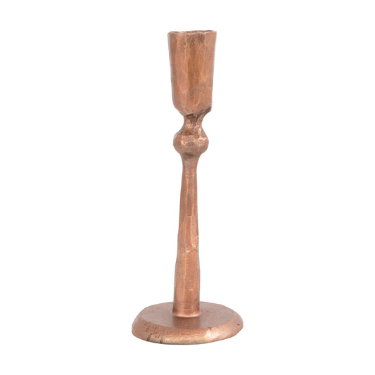 Hand Forged Taper Holder - Antique Copper