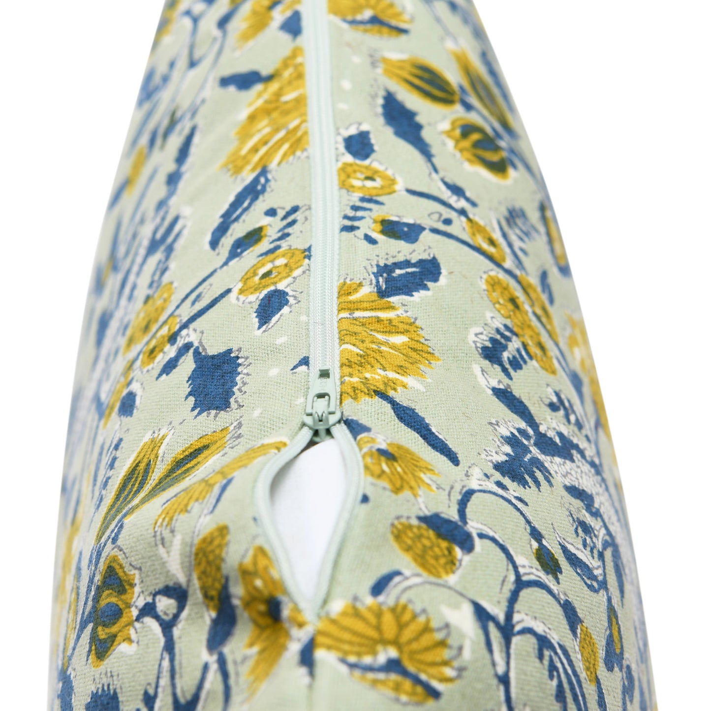 Cotton Pillow with Floral Pattern