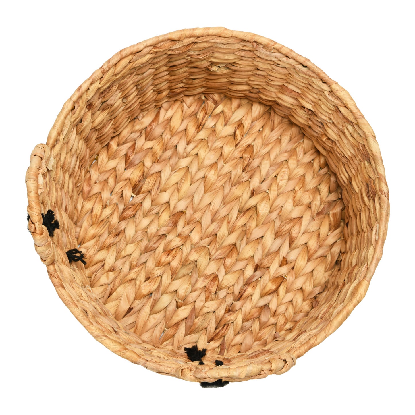 Hand-Woven Water Hyacinth Frog Basket