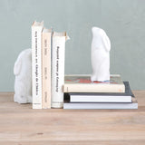 Marble Rabbit Bookends - Set of Two