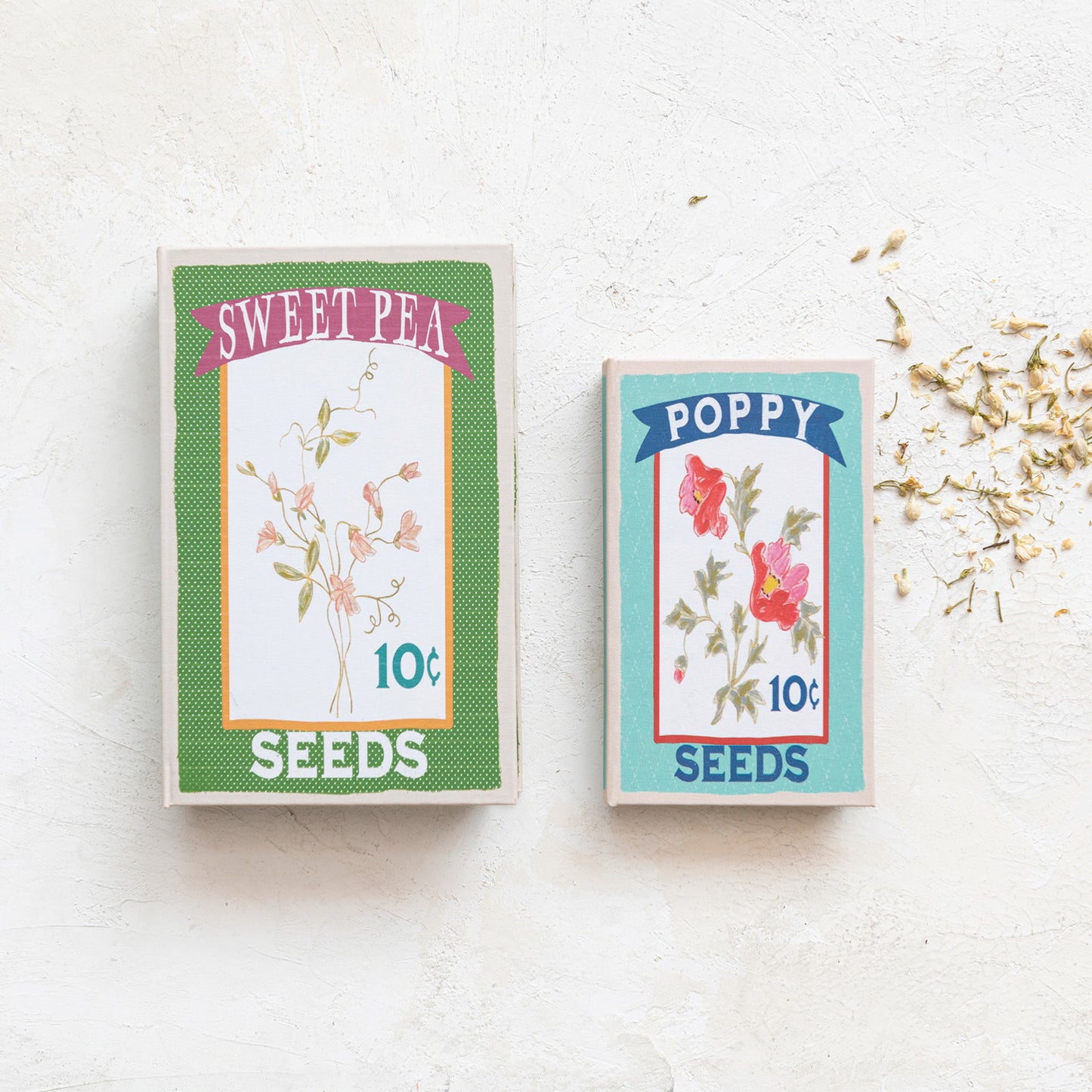 Canvas Book Storage Boxes