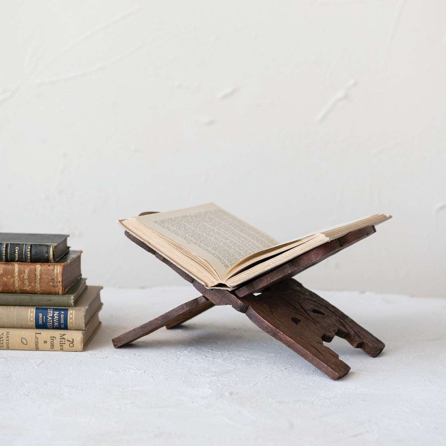 Reclaimed Wood Book Holder