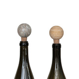 Marble and Cork Bottle Stopper