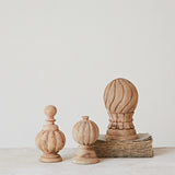 Hand-Carved Wood Finials