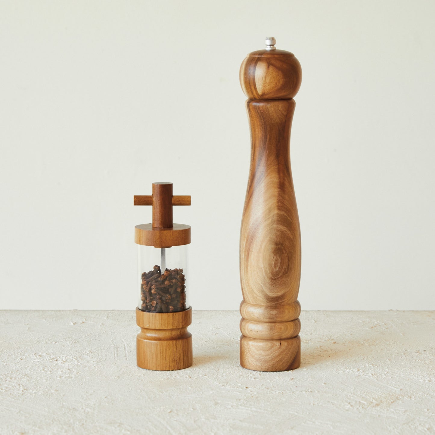 Wood and Acrylic Salt/Pepper Mill