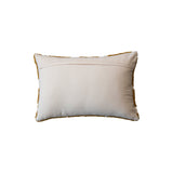 Cotton Tufted Lumbar Pillow with Sun and Cotton Back