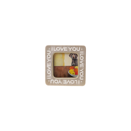 Embossed Photo Frame with Gold Electroplating