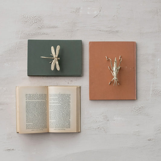 Pewter Dragonfly in Gold Finish