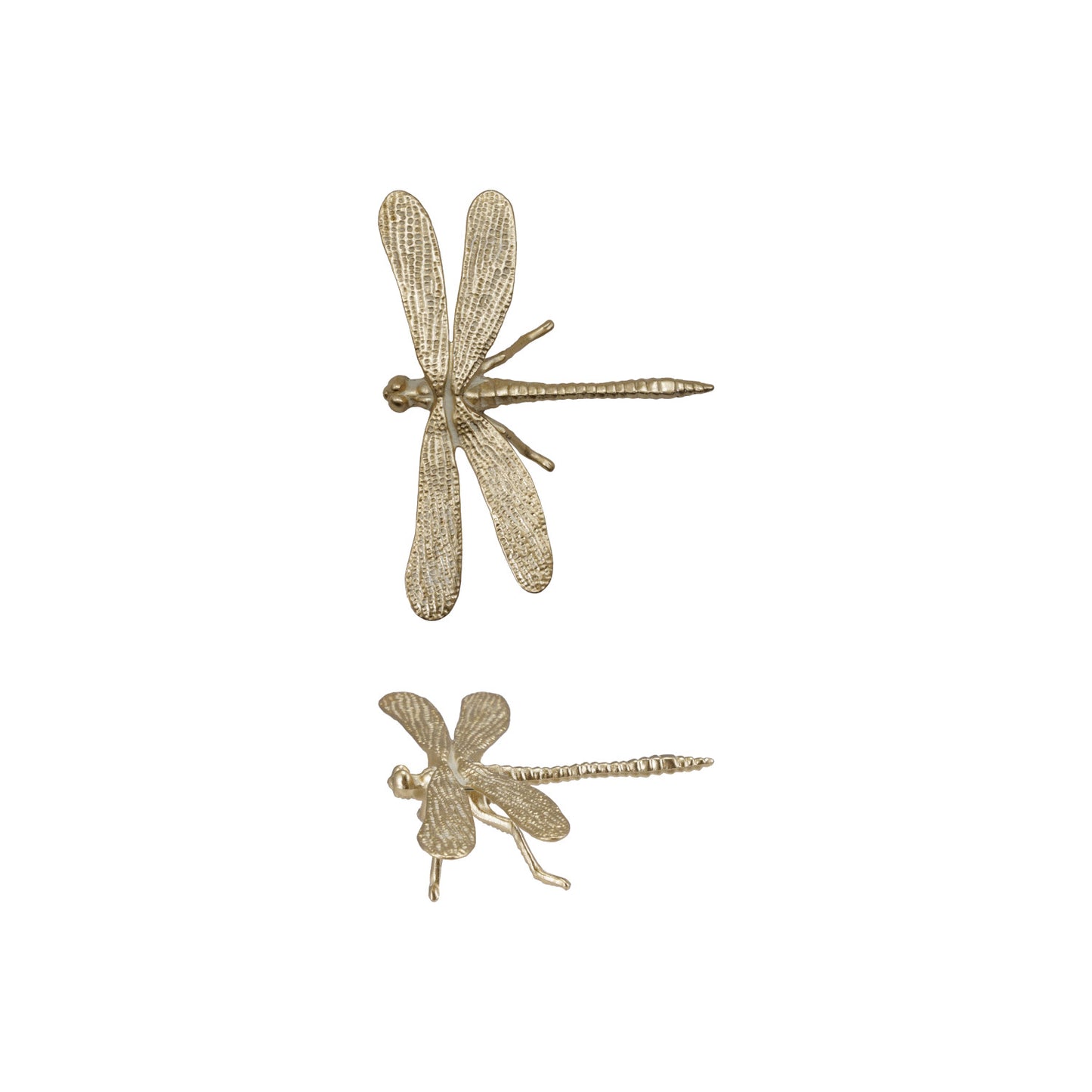 Pewter Dragonfly in Gold Finish