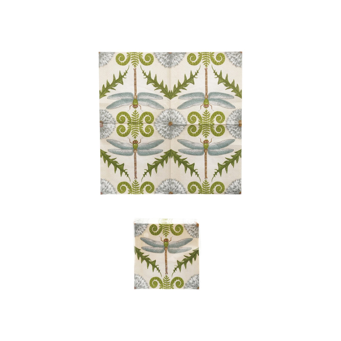 Paper Cocktail Napkins with Animal & Botanicals