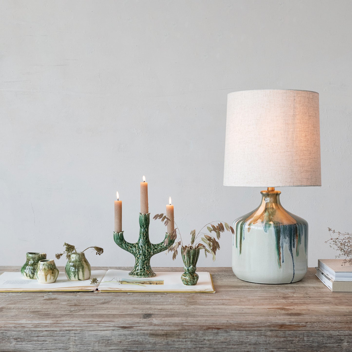Stoneware Table Lamp