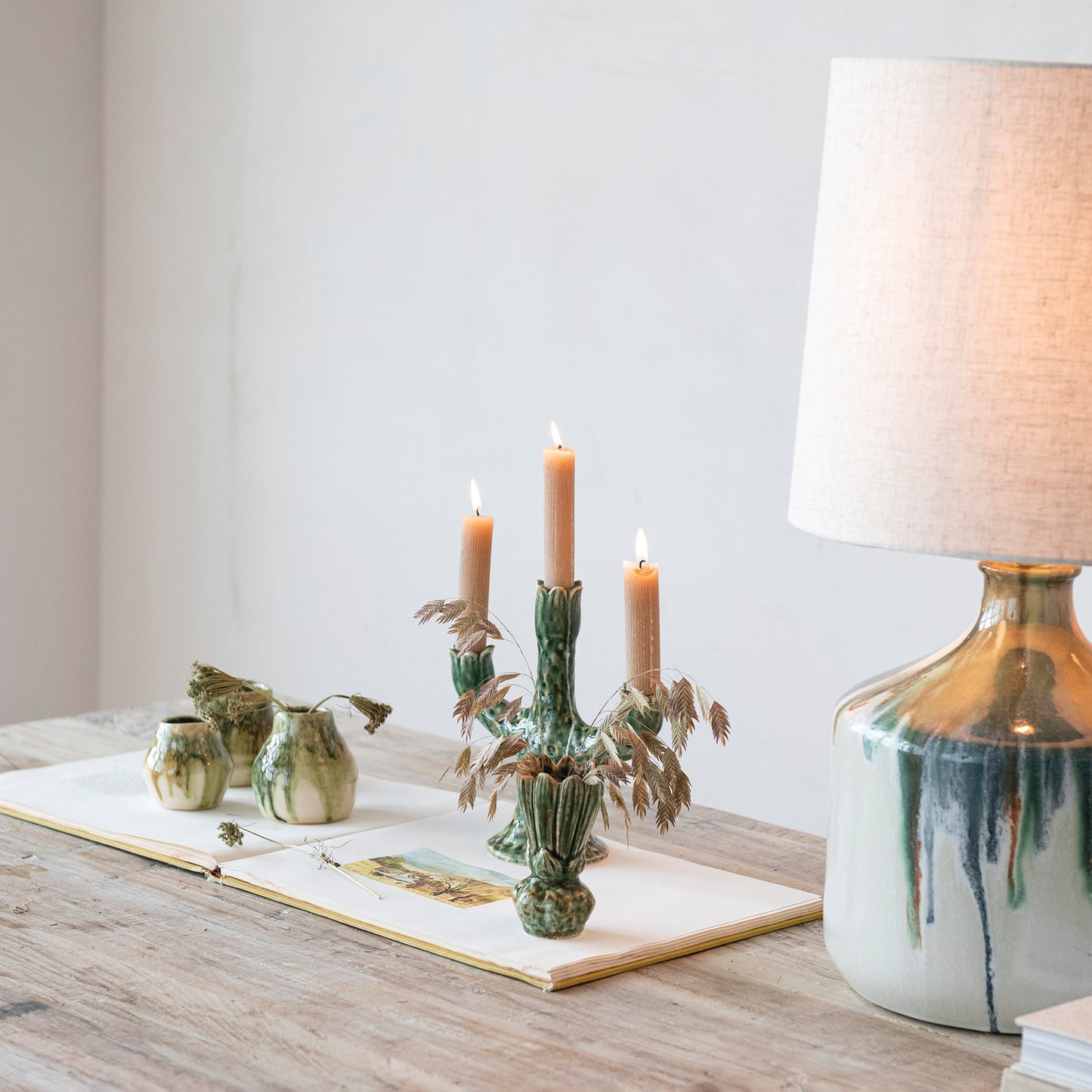 Stoneware Table Lamp