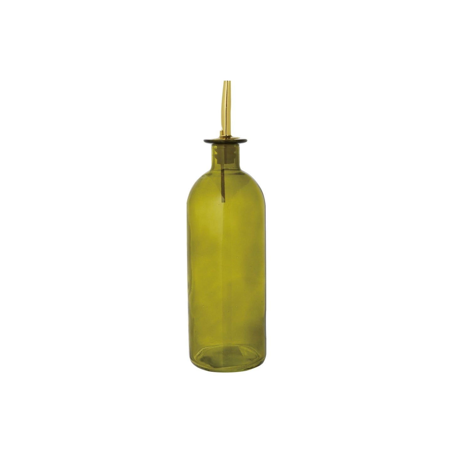 Glass Oil Cruet with Metal Stopper