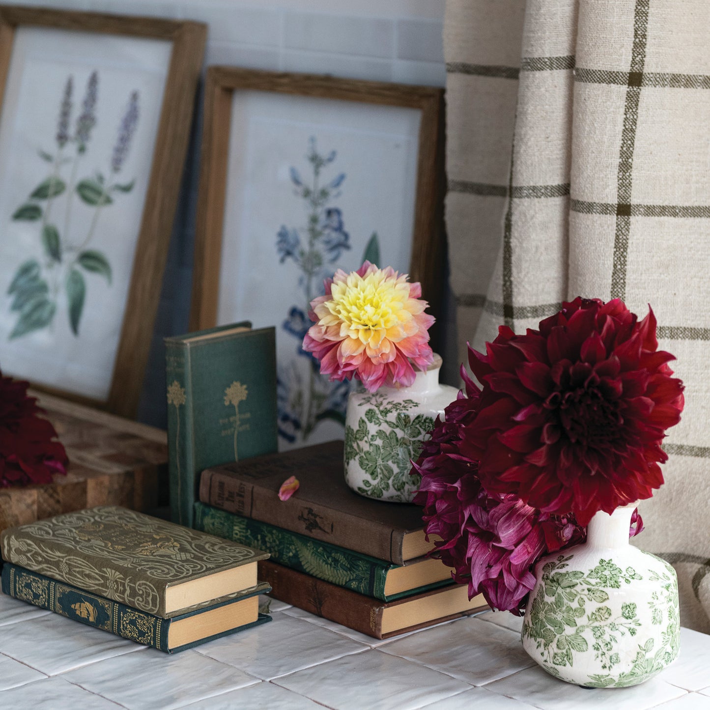 Canvas Bound Paper Notebook with Book Design