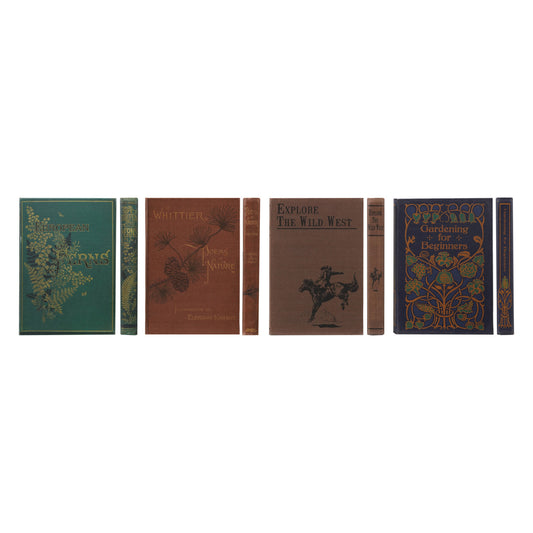 Canvas Bound Paper Notebook with Book Design