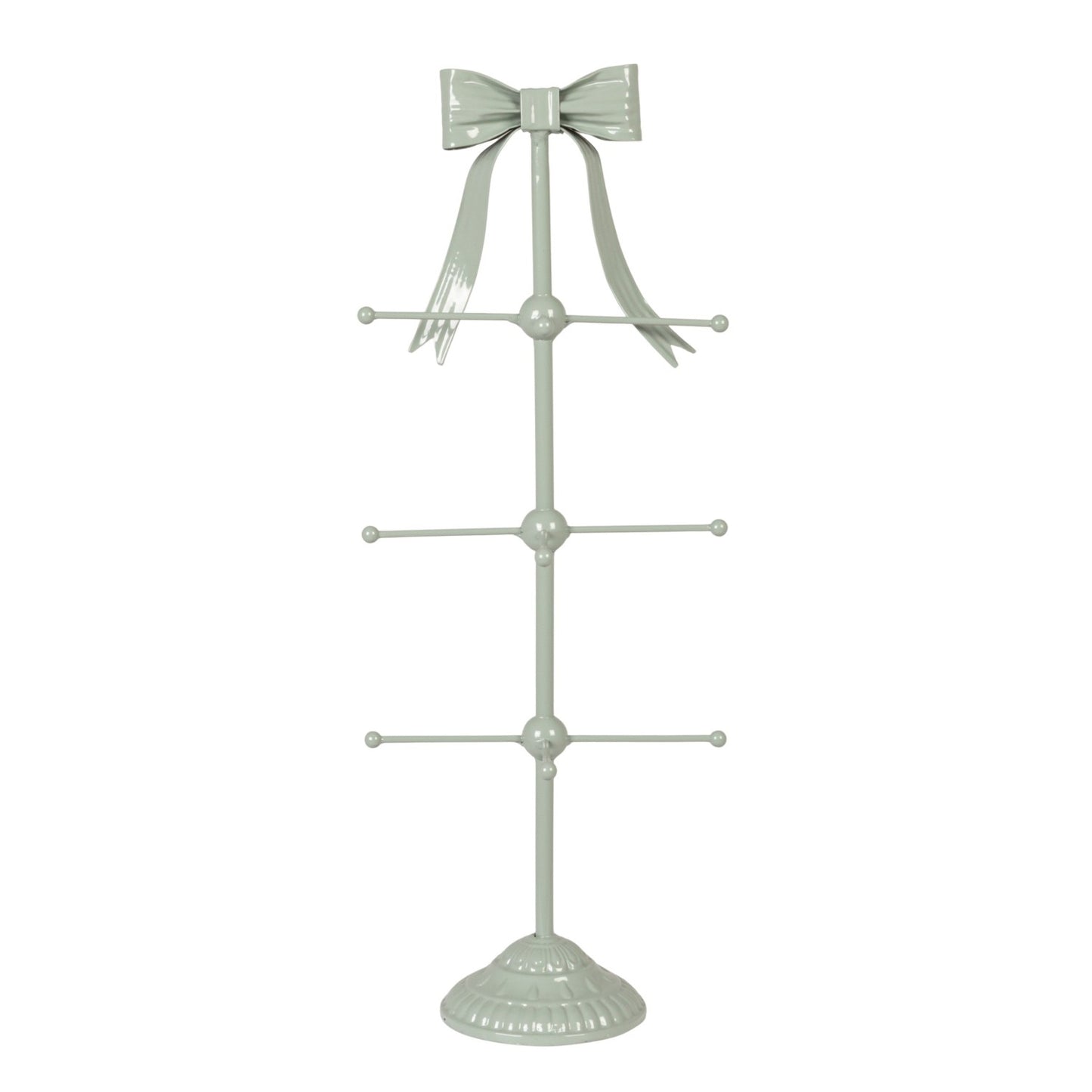 Metal Mug Rack with Bow