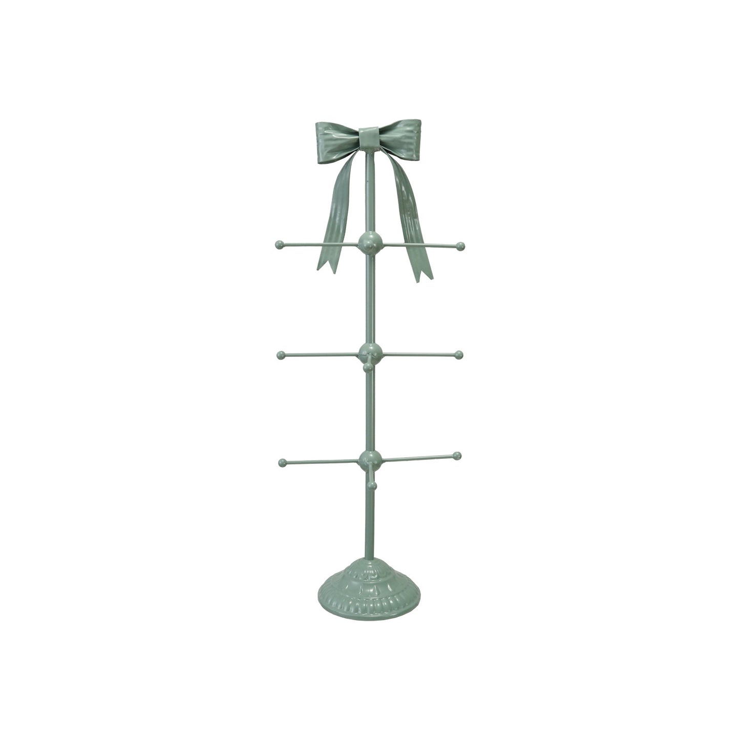 Metal Mug Rack with Bow