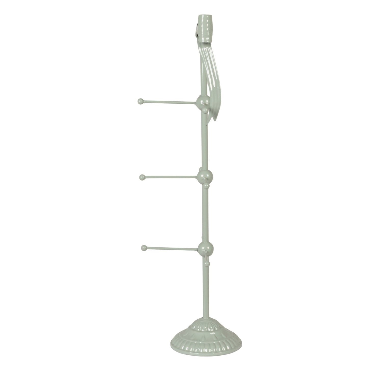 Metal Mug Rack with Bow