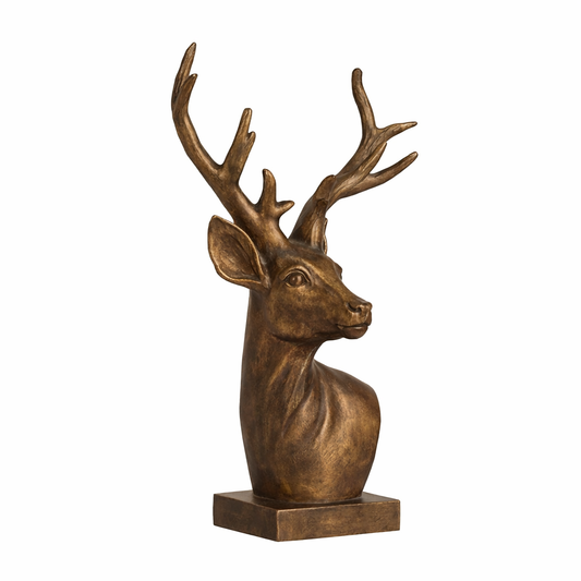 Bronze Hart Deer Sculpture