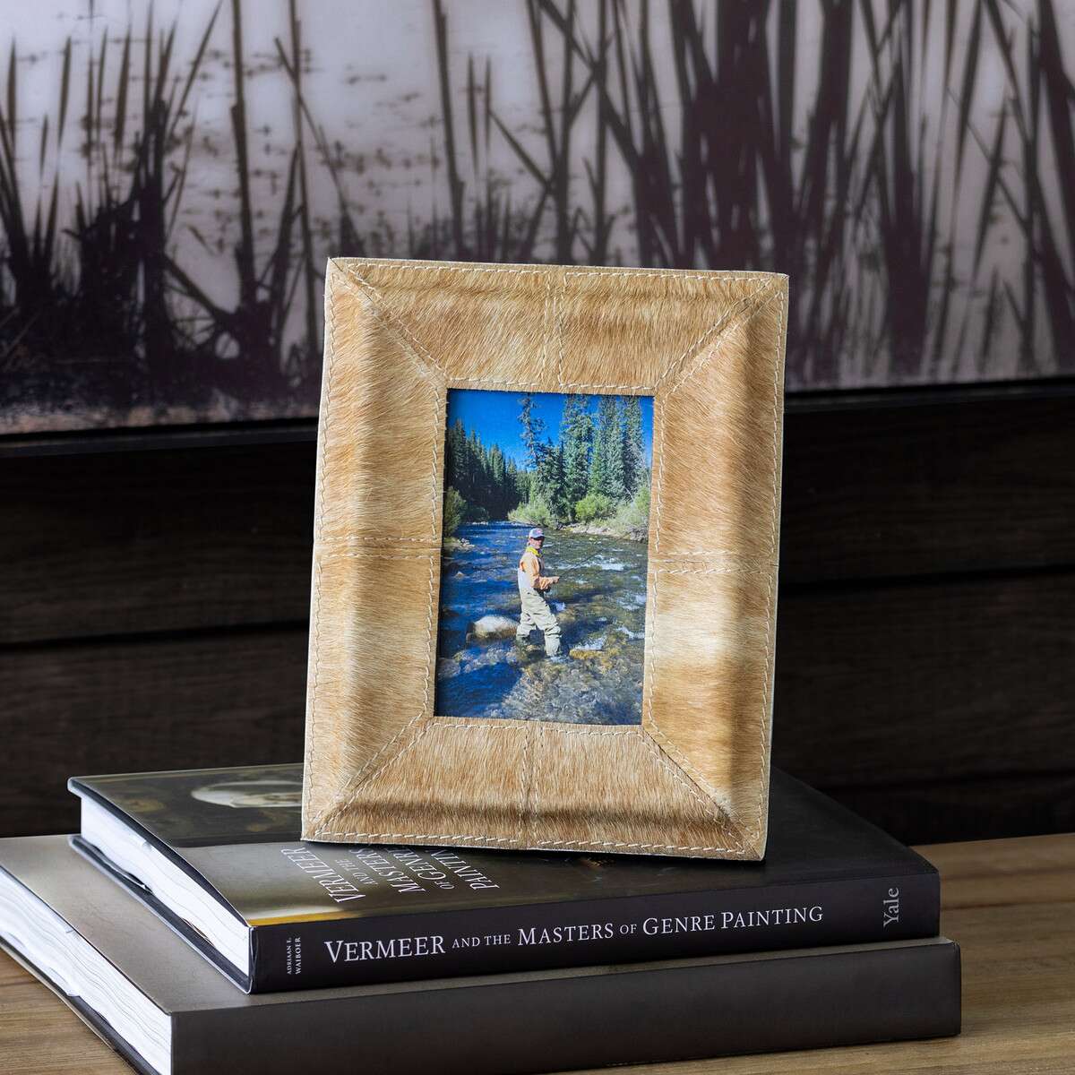 Cow Hide Leather Photo Frame