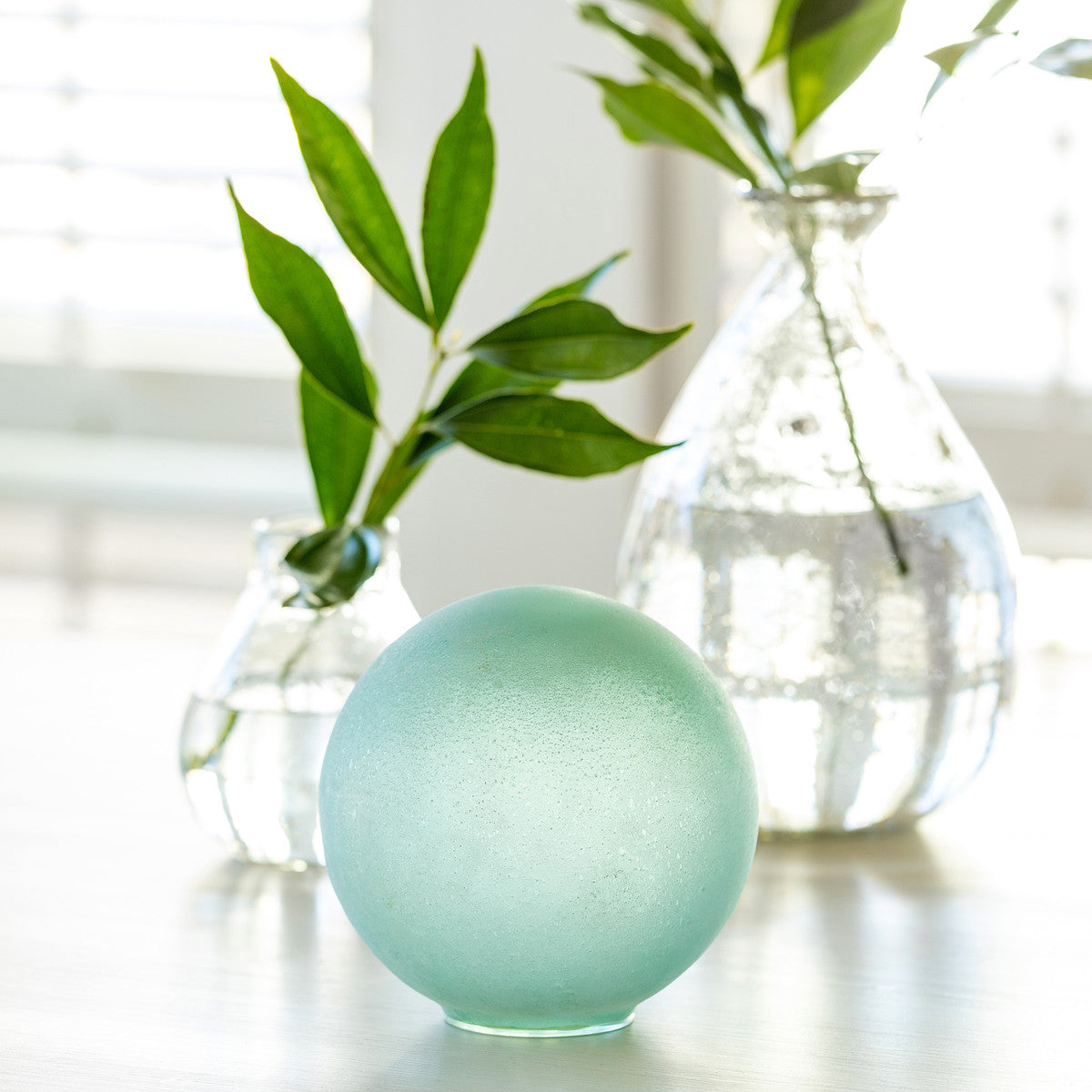 Sea Glass Decorative Orb