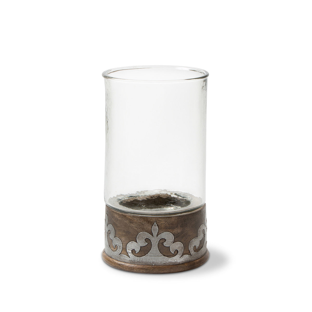 Heritage Inlay Wood Candleholder