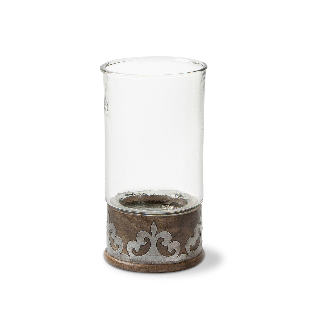 Heritage Inlay Wood Candleholder