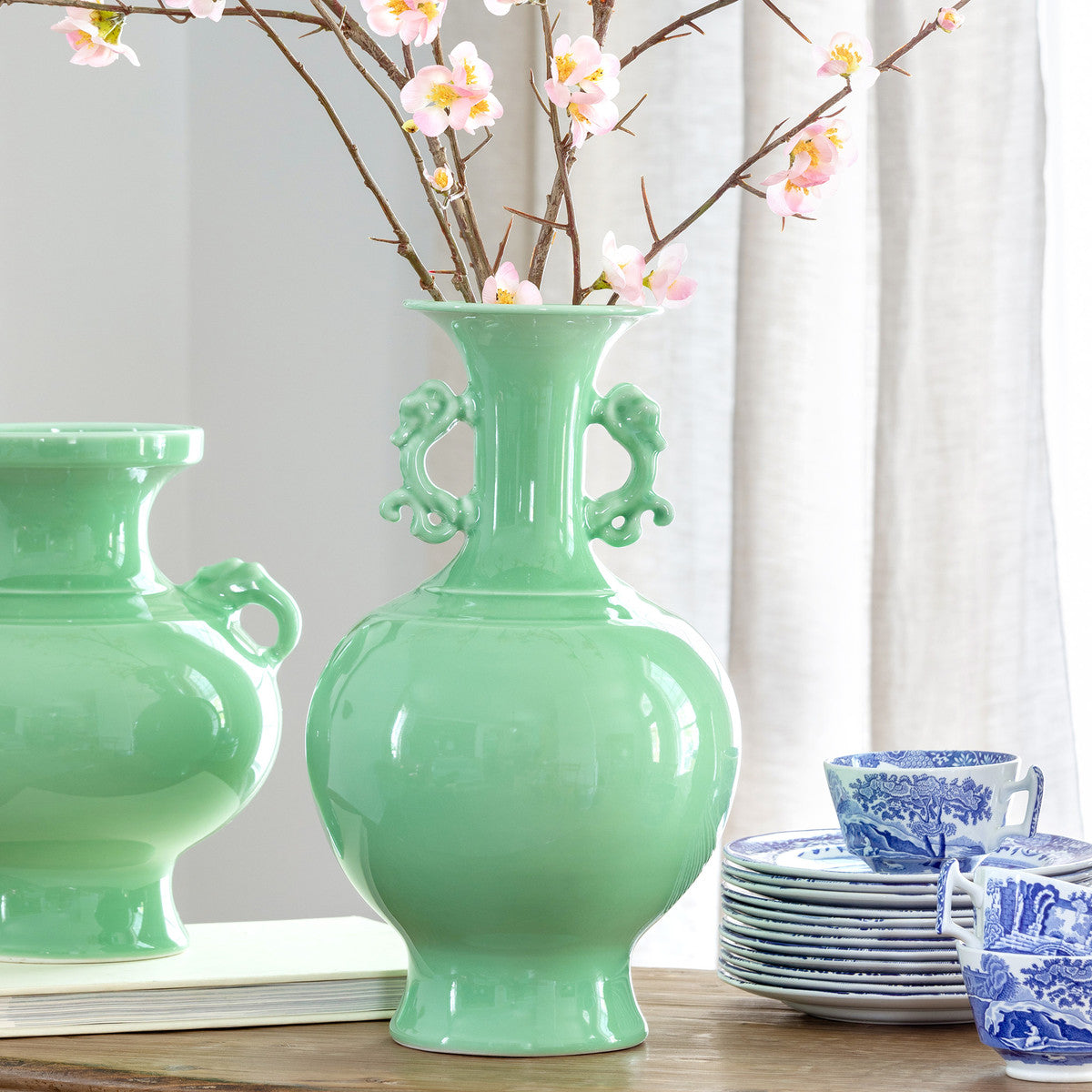 Celadon Glaze Vase Collection