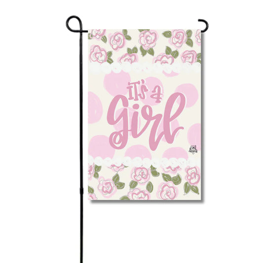 It's a Girl Garden Flag