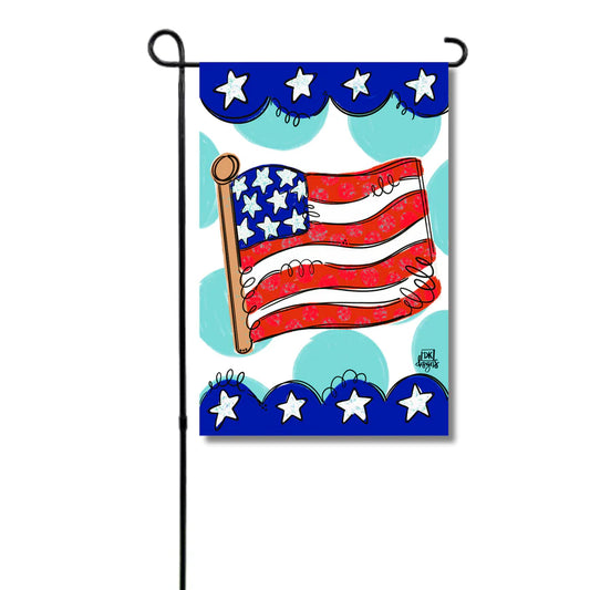 Flag Pole Garden Glam Flag
