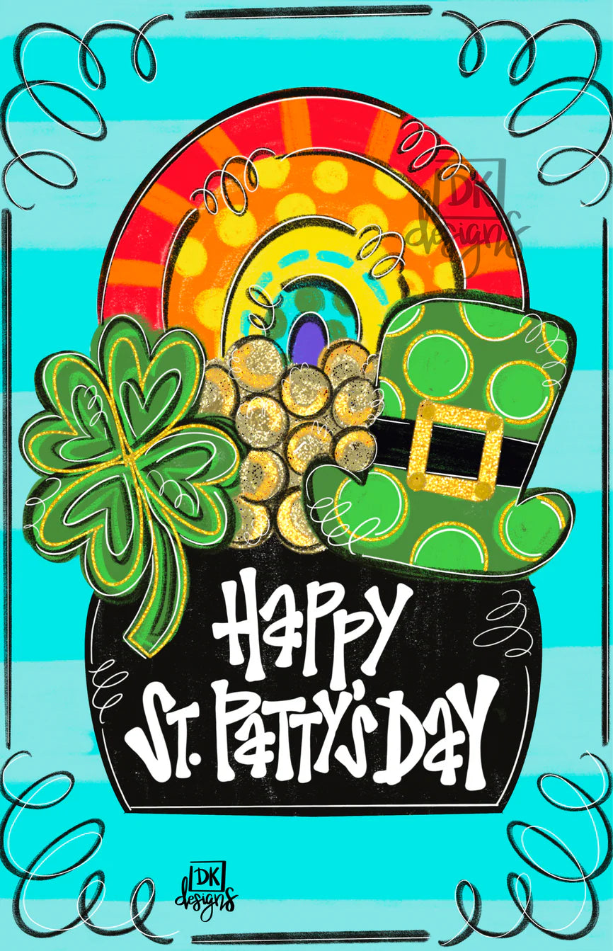 Pot of Gold Garden Flag