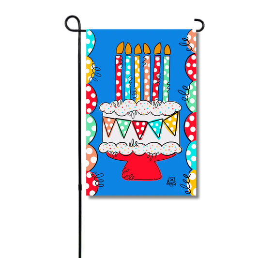 Happy Birthday Garden Flag