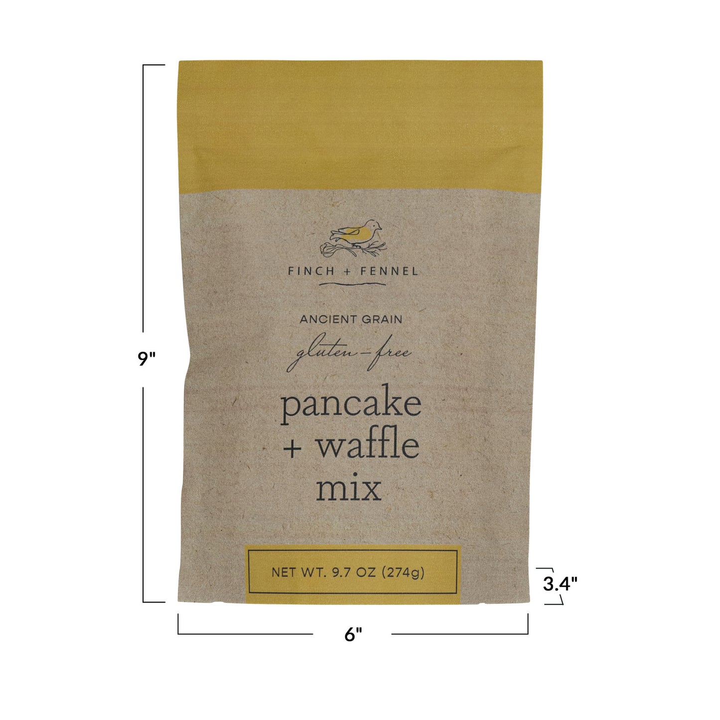 Gluten-Free Ancient Grain Pancake and Waffle Mix