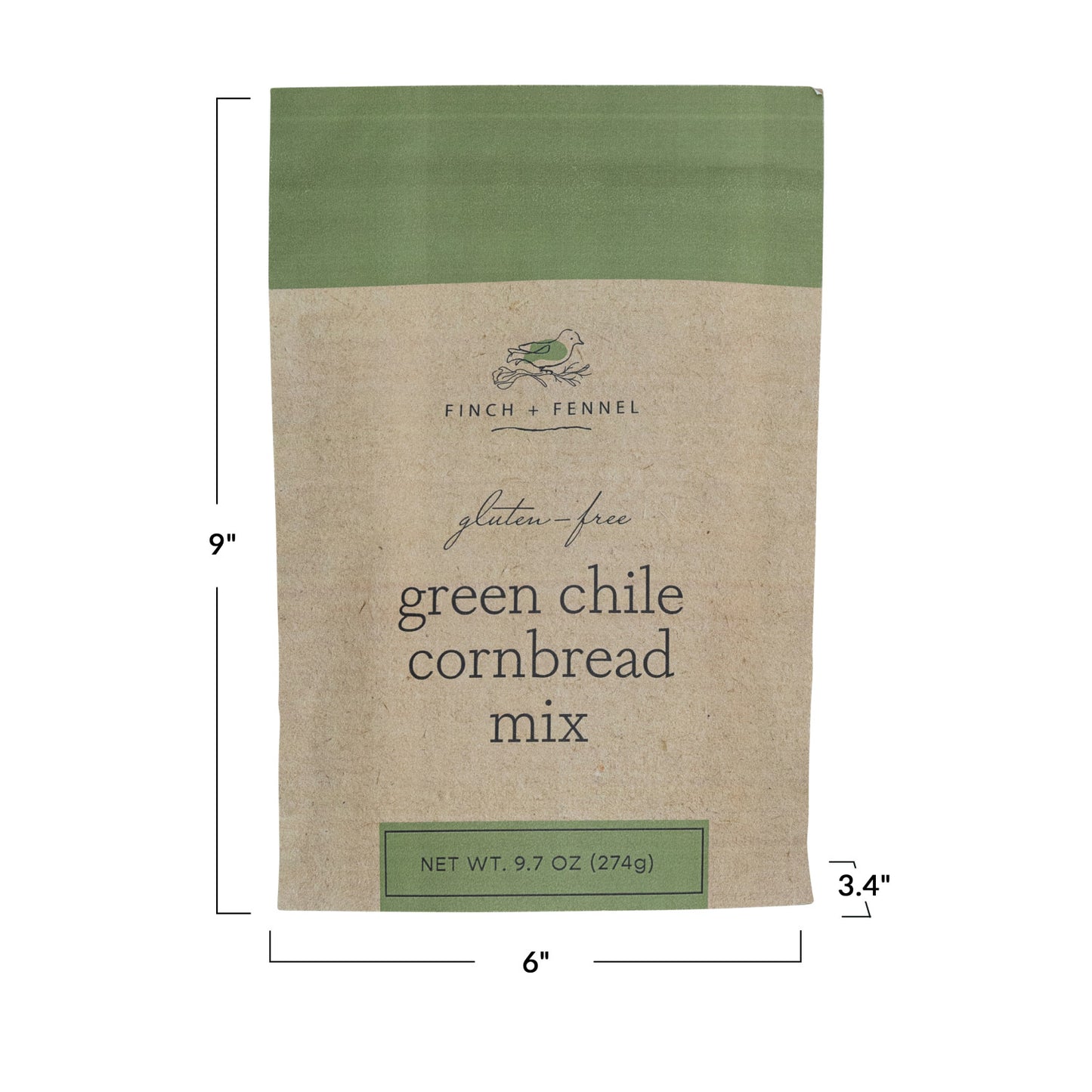 Gluten Free Green Chile Cornbread Mix