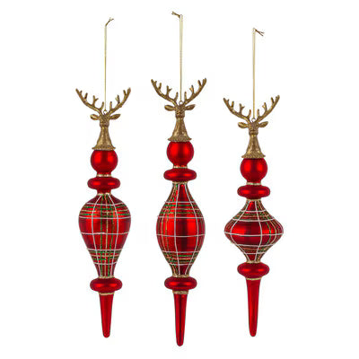 Heritage Deer Finial Ornament